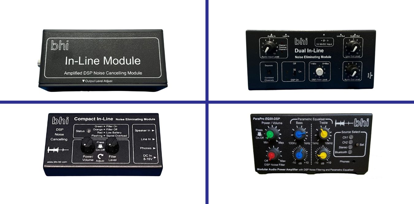 Grid image of all four bhi in-line modules